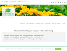 Tablet Screenshot of naturarespira.com